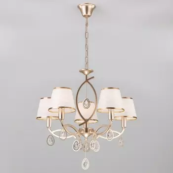 Подвесная люстра Eurosvet Salita 60091/5 перламутровое золото