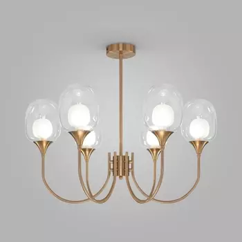 Подвесная люстра Eurosvet Spritz 70217/6 латунь