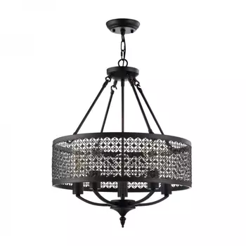 Подвесная люстра Freya Conte FR4166-PL-05C-BL