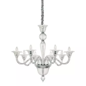 Подвесная люстра Ideal Lux Brigitta SP8 Trasparente