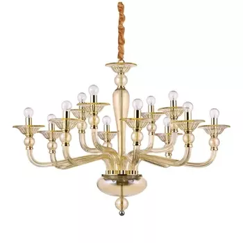 Подвесная люстра Ideal Lux Danieli SP12 Ambra