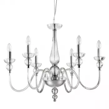 Подвесная люстра Ideal Lux Doge SP6 DOGE SP6 TRASPARENTE