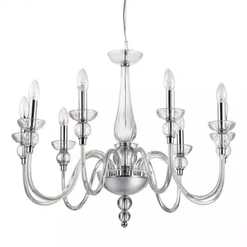 Подвесная люстра Ideal Lux Doge SP9 DOGE SP9 TRASPARENTE