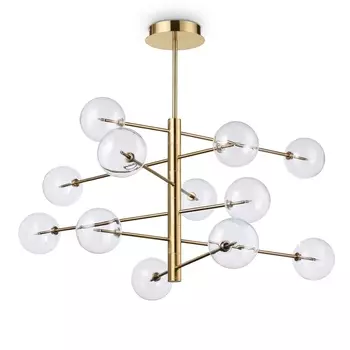 Подвесная люстра Ideal Lux Equinoxe SP12 Ottone Antico