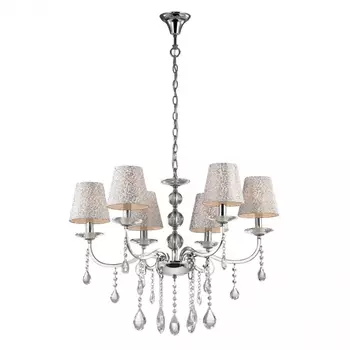 Подвесная люстра Ideal Lux Pantheon SP6 Cromo PANTHEON SP6 ARGENTO