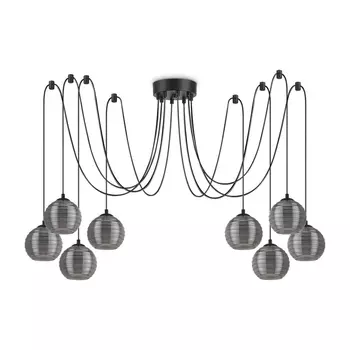 Подвесная люстра Ideal Lux Riga SP8 Fume