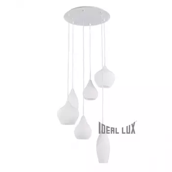 Подвесная люстра Ideal Lux Soft SP6 Bianco