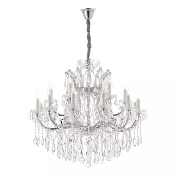 Подвесная люстра iLamp Diamond 6071-18 CR+CL