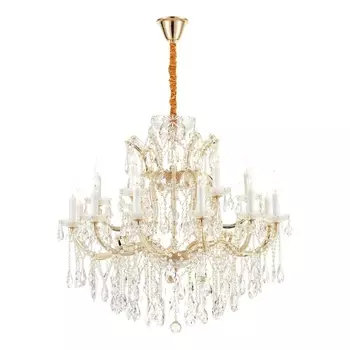 Подвесная люстра iLamp Diamond 6071-18 GD+CL