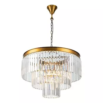 Подвесная люстра iLamp Triumph 7383/8P Brass