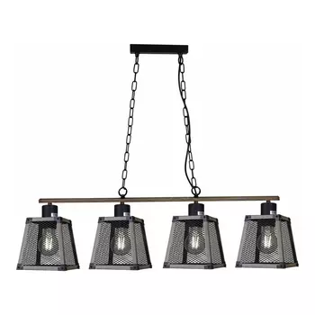 Подвесная люстра Illumico IL1006-4LL-05 BK Wood