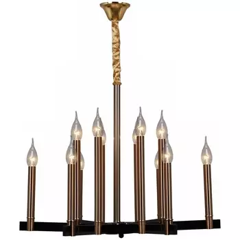 Подвесная люстра Illumico IL2265-12POR-79 BK GD