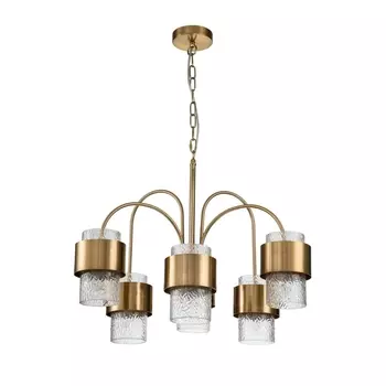 Подвесная люстра Indigo ELEGANZA 12019/A/6P Brass V000322