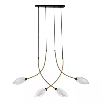 Подвесная люстра Indigo Fiore 13001/4P Black V000141