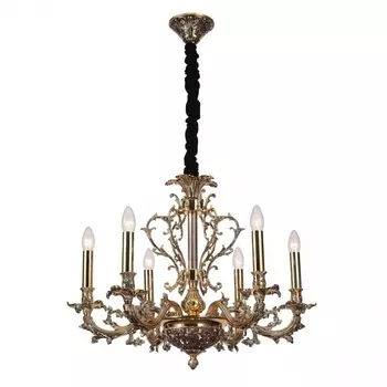 Подвесная люстра Lucia Tucci Firenze 1780.6 Antique Gold