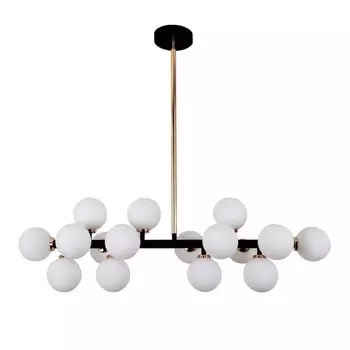 Подвесная люстра Lumina Deco Marsiada LDP 6033-16 BK+GD