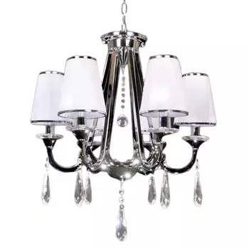 Подвесная люстра Lumina Deco Milesia LDP 8926-6 WT+CHR