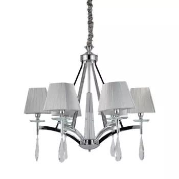 Подвесная люстра Lumina Deco Valentina LDP 1240-6 CHR