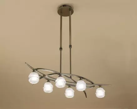 Подвесная люстра Mantra Loop Antique Brass 1821 /1821