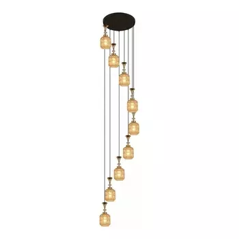 Подвесная люстра Reluce 02003-0.9-09 Amber