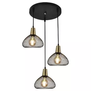 Подвесная люстра Seven Fires Brunner WD4000/3P-CO-BK