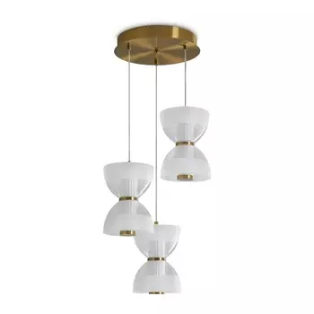 Подвесная светодиодная люстра Freya Koil FR6136PL-L18BT