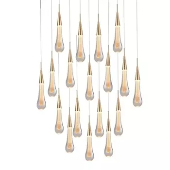 Подвесная светодиодная люстра Kink Light Асмер 07861-18A,33