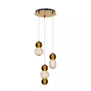 Подвесная светодиодная люстра Maytoni Drop MOD273PL-L33G3K