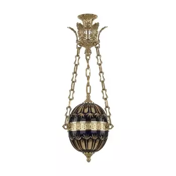 Подвесной светильник Bohemia Ivele 71000P/20 G Amber-Blue/H-1I Y8