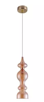 Подвесной светильник Crystal Lux Iris SP1 A Amber