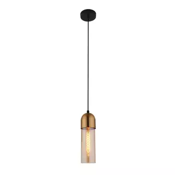 Подвесной светильник Eurosvet Airon 50180/1 янтарный