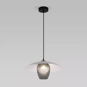 Подвесной светильник Eurosvet Kamari 50259/1 белый/дымчатый