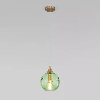 Подвесной светильник Eurosvet Lotus 50221/1 зеленый