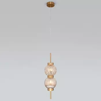 Подвесной светильник Eurosvet Plaza 50186/2 латунь