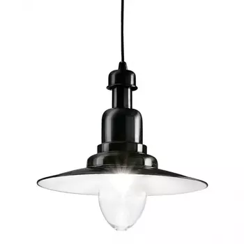 Подвесной светильник Ideal Lux Fiordi SP1 Big Nero FIORDI SP1 NERO
