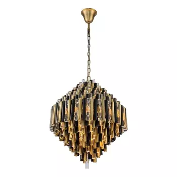 Подвесной светильник iLamp Tribeca 097D-12 Matt BronzeBlack 097D-12 MBR+BK