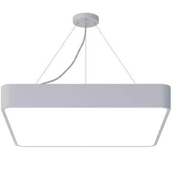 Подвесной светодиодный cветильник Geometria ЭРА Quadro SPO-163-W-40K-050 50Вт 4000К белый Б0050586