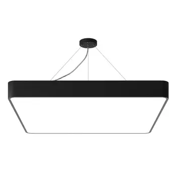 Подвесной светодиодный cветильник Geometria ЭРА Quadro SPO-164-B-40K-110 110Вт 4000К черный Б0050589