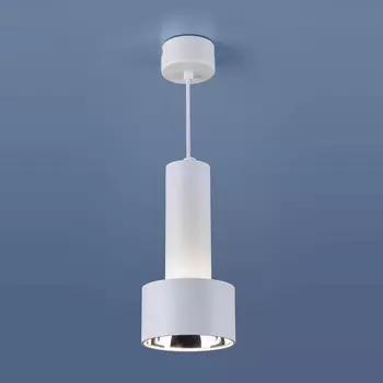 Подвесной светодиодный светильник Elektrostandard DLR033 9W 4200K 3300 белый/хром 4690389130137