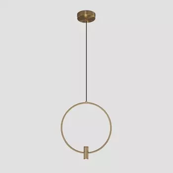 Подвесной светодиодный светильник Eurosvet Layla 50257/1 Led латунь