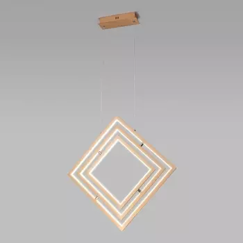 Подвесной светодиодный светильник Eurosvet Maya 90224/3 матовое золото