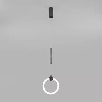 Подвесной светодиодный светильник Eurosvet Rim 90165/1 черный жемчуг