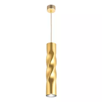 Подвесной светодиодный светильник Eurosvet Scroll 50136/1 LED золото