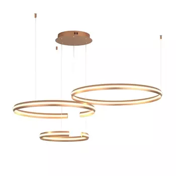 Подвесной светодиодный светильник Eurosvet Smart Gap 90280/3 золото