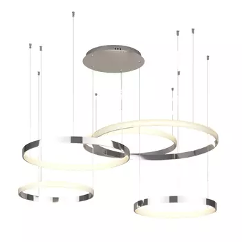 Подвесной светодиодный светильник Eurosvet Smart Posh 90275/5 хром