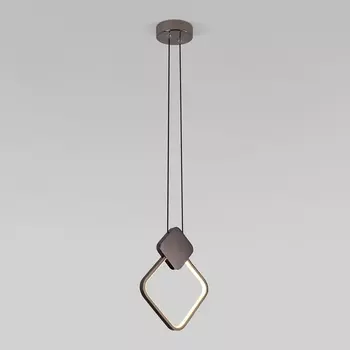 Подвесной светодиодный светильник Eurosvet Style 50216/1 LED черный жемчуг