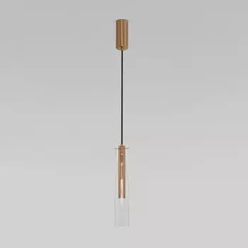 Подвесной светодиодный светильник Eurosvet Swan 50254/1 Led латунь