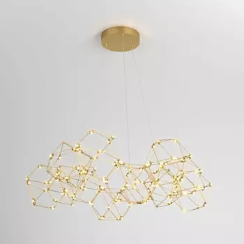 Подвесной светодиодный светильник Eurosvet Uma 90169/12 медь