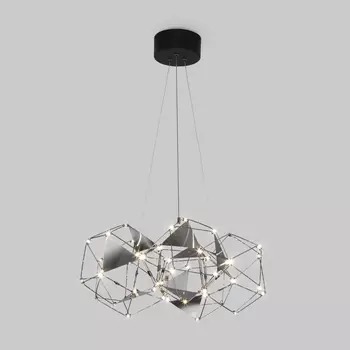 Подвесной светодиодный светильник Eurosvet Uma 90369/5 черный жемчуг