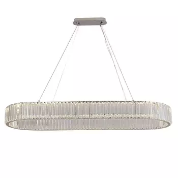 Подвесной светодиодный светильник Newport 8445/120 oval chrome М0065053